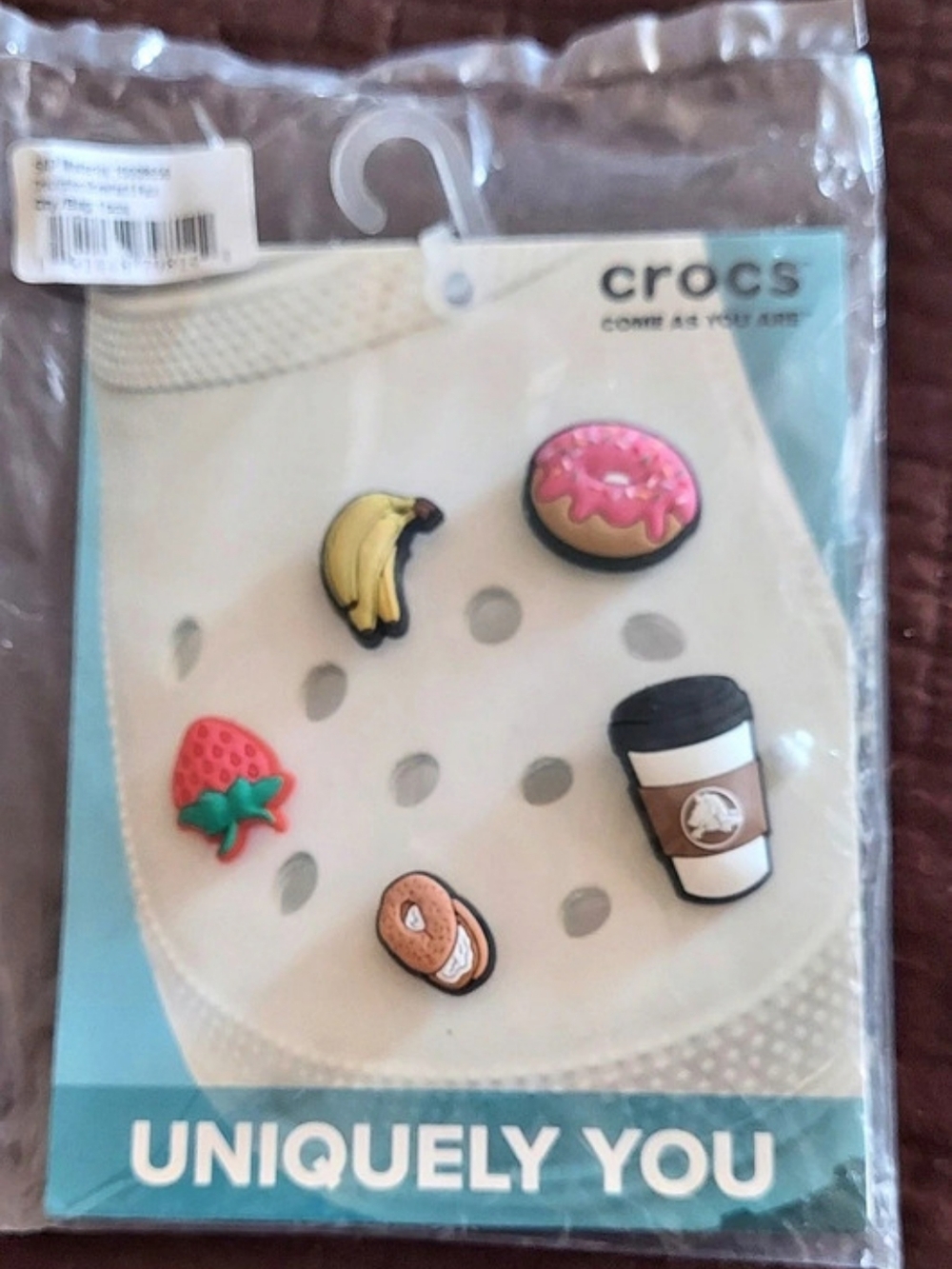 2 Crocs Breakfast Pack Jibbitz 5 Shoe Charm Sets NWT